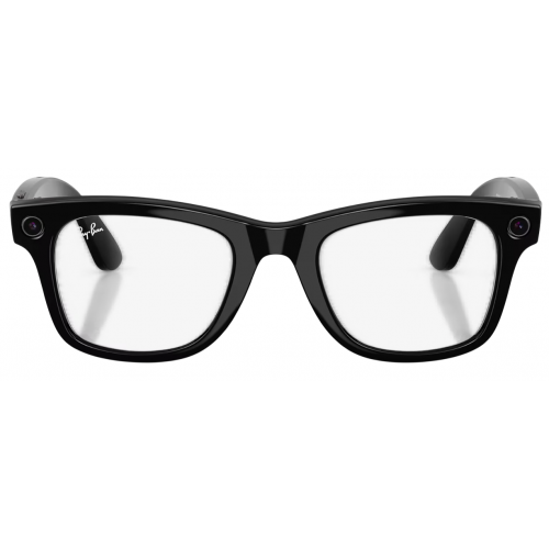 Умные очки Ray-Ban Meta* Wayfarer Gen 2 Shiny Black, Фотохромные линзы Clear to Graphite Green Transitions (RW4012), размер M